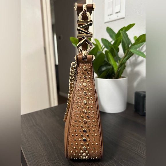 Michael Kors Piper Small Pebbled Leather Shoulder Bag - Picture 5 of 12